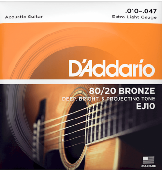 Daddario EJ10 Saiten für Westerngitarre